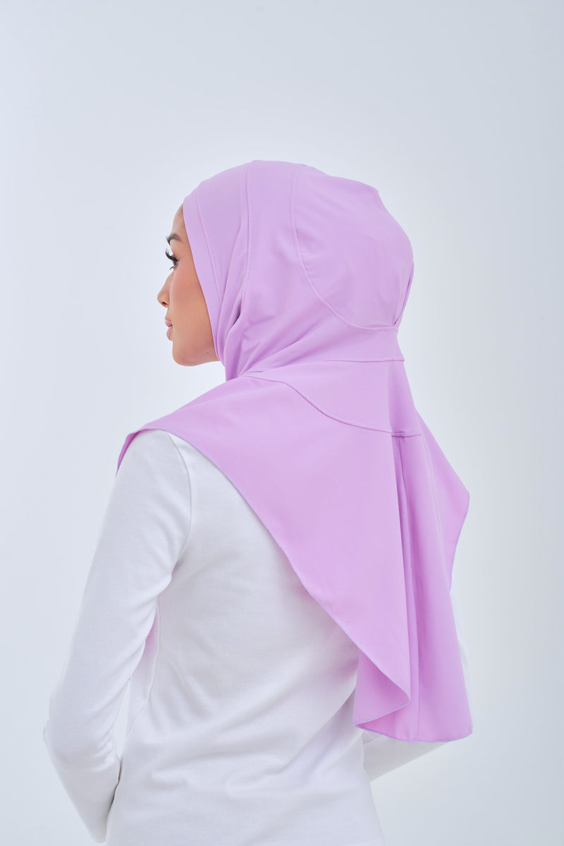 Maxi Swim Hijab - Lilac