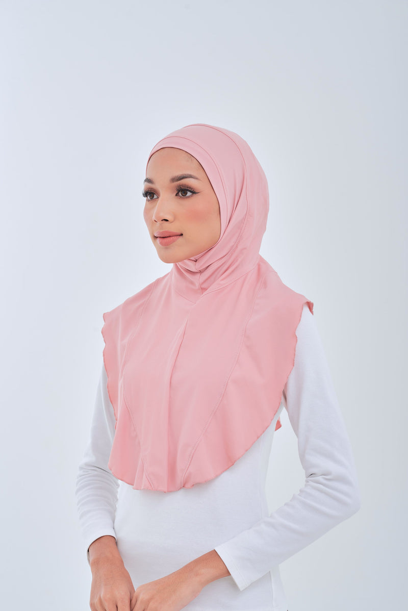 Maxi Swim Hijab - Dusty Pink