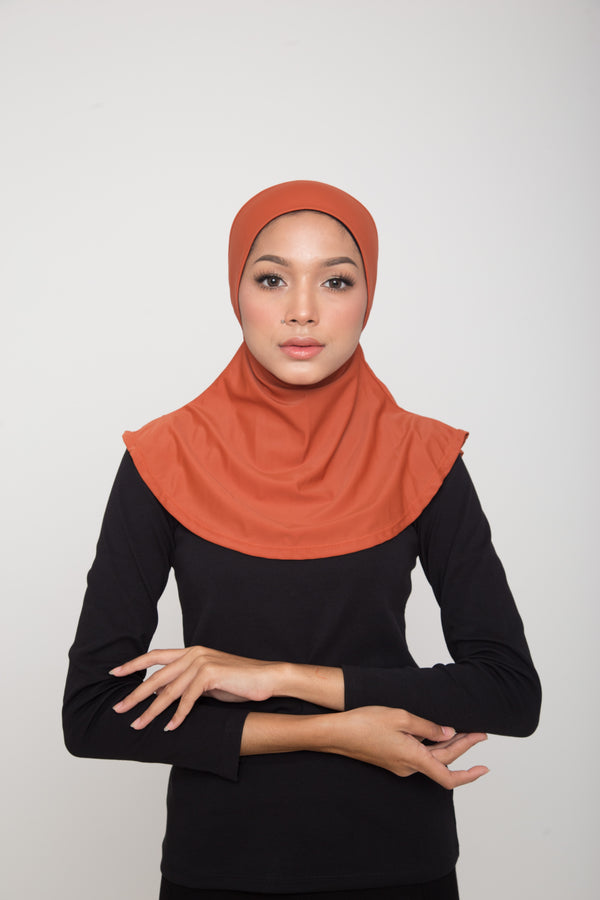 Swim Hijab (CLEARANCE) - Burnt Orange